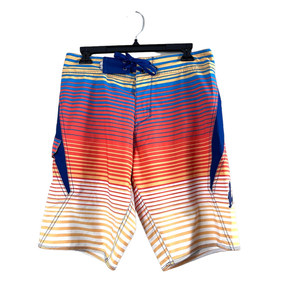 Men's Orange Salt Life Swim Trunks 30